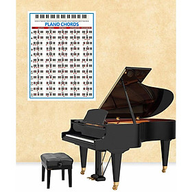 Useful Piano Chord Poster Learn to Play Piano and Compose Music
