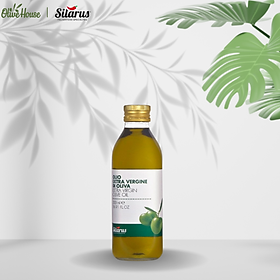 Dầu Olive Nguyên Chất 500ml (Extra Virgin Olive Oil) dùng cho bé ăn dặm, người ăn eat clean - thương hiệu Silarus nhập khẩu từ Ý