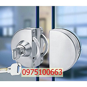 Mua Khoá bán nguyệt Hammered 828-03- Khóa bán nguyệt-Khóa cửa lùa kính cường lực 2 cánh