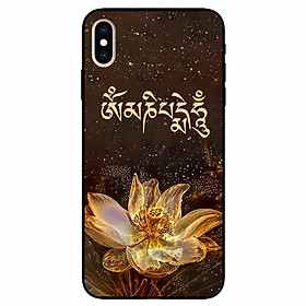 Ốp lưng dành cho Iphone Xs Max mẫu Om mani padme hum 3