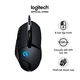 Mua Chuột Chơi Game Có Dây Logitech Hyperion Fury G402 4000DPI LED 8 Phím - Hàng Chính Hãng