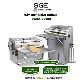Mua Máy hút chân không công nghiệp VC99 - Hàng chính hãng SGE. Dùng hút được mọi loại túi  tốc độ cao  phù hợp cho shop kinh doanh  doanh nghiệp