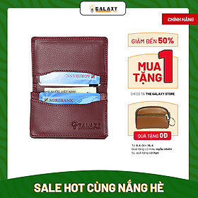 Ví Bóp Nam Nữ Mini Nhỏ Gọn Chuyên Để Thẻ Name Card Galaxy Store GVMB09 (10x7.2 cm) - Hàng Chính Hãng