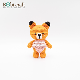 Thú bông len Bobicraft - Cáo Foxxie Nhí - Đồ bơi - Đồ chơi an toàn Quà tặng bé
