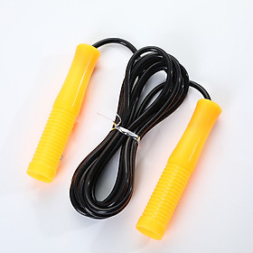 Dây nhảy thể dục Dây cao su 280cm Tay cầm nhựa tròn vân ngang nổi chống trơn trượt