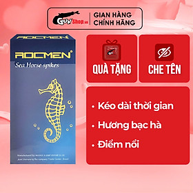 Bao cao su Rocmen Sea Horse Spikes - Kéo dài thời gian hộp 10 cái