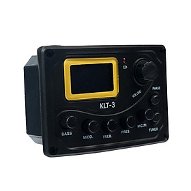 Acoustic Guitar Preamp EQ LCD Tuner Equalizer System 4 Band