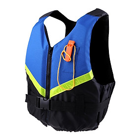 Adjustable Buoyancy Jacket Kayaking Sailing Life Vest w/ Whistle