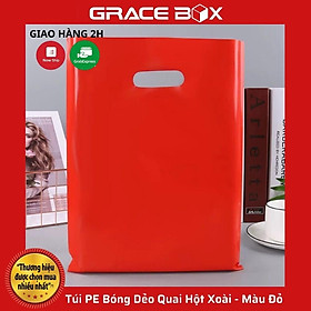 Mua Túi PE Bóng Dẻo Đỏ - Quai Hột Xoài Đựng Phụ Kiện  Quần Áo