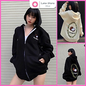 Áo Hoodie Nỉ Bông In Hình Xinh Powrofficial Trái Dừa Coconut