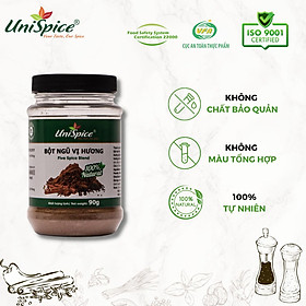 Bột ngũ vị hương Unispice lọ 90g Gia vị ướp thịt nướng