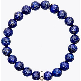 Vòng Tay Đá Lapis Lazuli Charm Bạc Thái - Thủy Mộc