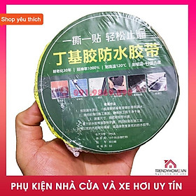 Băng keo chống thấm siêu dính 5cm x 5m, keo dày 1.5mm, nặng 0.6 kg. phụ kiện nhà cửa