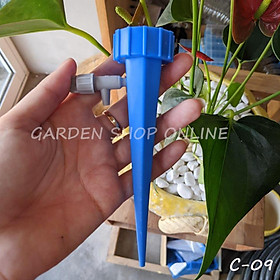 Combo 5 đầu tưới nhỏ giọt tự động gắn chai nhựa có điều chỉnh được lượng nước tiện dụng khi vắng nhà