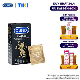 Bao cao su Durex Kingtex 12 bao