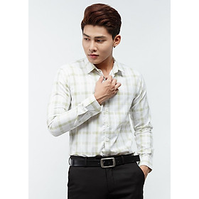 Áo Sơ Mi Nam Tay Dài Phối Kẻ Caro TiTiShop SM457