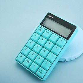 Mofii SK-657 2.4G Wireless Keyboard 20 Keys Numeric Keyboard Portable Calculator with LED Display for Accounting Office