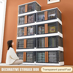 Tủ nhựa 2 cửa có thể gấp gọn Plastic Storage Container Bedroom (bộ 3 cái)