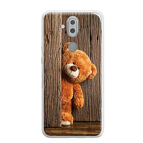 Ốp điện thoại Nokia 8.1 ( Nokia X7 2018 ) - Silicon dẻo - 0136 TEDDY - Hàng Chính Hãng