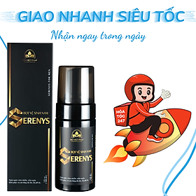 Dung dịch vệ sinh nam Serenys dạng bọt 100ml - Khử mùi hôi ở nam