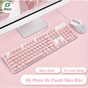 Mua Bộ Bàn Phím Và Chuột Siêu Xinh N518 Cao Cấp Có Đèn Led Sáng Chữ  Bấm Siêu Chuẩn - Hàng Chính Hãng