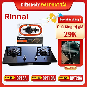 Bếp Gas Âm Rinnai RVB-212BG Tặng 1 bộ van và dây gas- Hãng chính hãng