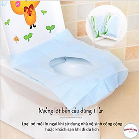 Mua Combo 2 Miếng Lót Bồn Cầu Dùng 1 Lần Tránh Tiếp Xúc Trực Tiếp Với Bồn Cầu Loại Bỏ Vi Khuẩn 00273