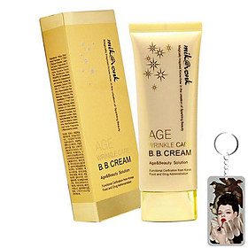 Kem BB Cream Anti Aging & Wrinle Care Mik@vonk Hàn Quốc 60ml No.2 Gold Beige tặng kèm móc khoá