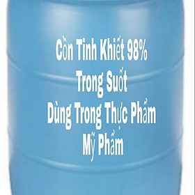 300ml Cồn (Ethanol) Tinh Khiết 98% - Dùng Trong Mỹ Phẩm - Thực Phẩm