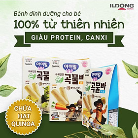Bộ ba vị bánh cuộn ăn dặm cho bé ILDONG Hàn Quốc (120g)