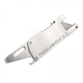 2-5pack Utility Pocket Knife Box Cutter Keychain Portable Bottle Opener for