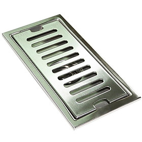 Mua Hố ga thoát sàn Inox SUS 304 10X30cm Eurolife EL-HG1030 (Trắng bạc)