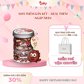 Nhân Óc Chó Đỏ Oaky 200gram (Size Nhỏ) - Nhập Khẩu Mỹ, Ăn Kiêng Healthy, Giàu Omega 3-6-9