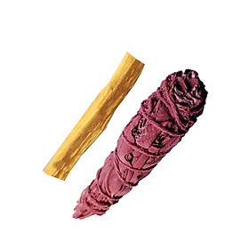 Sét xô trắng huyết rồng dragon blood và palo santo thanh tẩy nhà cửa (Combo03 Thanh tẩy mạnh)