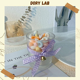 Mua Nến Thơm Ly Kẹo Nhiều Màu Sắc Handmade Không Khói - Dory Lab