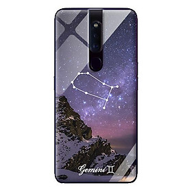 Ốp kính 12 cung Hoàng Đạo cho Oppo F11 Pro Gemini - Hàng chính hãng