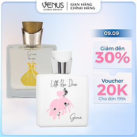 Bộ đôi Nước hoa Nữ Gennie Little Rose + Gold Dress 50ml