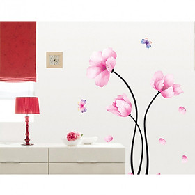 Miếng Dán Dán Tường Trang Trí Hoa Giấy