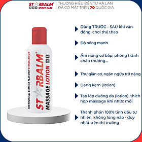 Kem massage cơ Lotion  Starbalm - Hà Lan (Extra Strong 200ml)