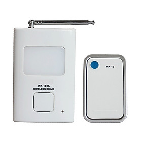 Mua Bộ chuông cửa thông minh sang trọng  bền đẹp không dây âm thanh truyền tải lớn cao cấp WA-100 (Tặng đèn pin bóp tay mini -GIAO MÀU NGẪU NHIÊN)