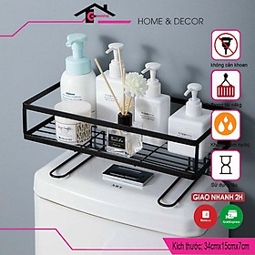 Mua Kệ nhà tắm kệ kim loại chữ nhật có chân gác bồn vệ sinh thông minh MÃ KGB1