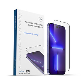 Miếng Dán Cường Lực Trong Suốt Full Viền Cao Cấp ZEELOT Zeetec By Corning Dành Cho iPhone 14 PROMAX_ Hàng Chính Hãng