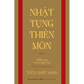 Sách  Nhật Tụng Thiền Môn ( Tái Bản 2021) ( Tặng kèm Bookmark)