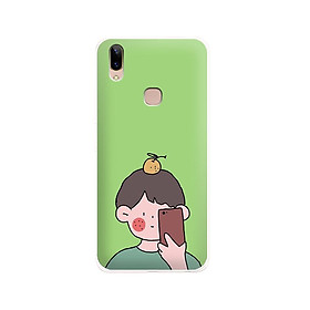 Ốp lưng dẻo cho điện thoại Vivo V9 - Y85 - 01113 7898 BOY01 - in hình chibi dễ thương - Hàng Chính Hãng