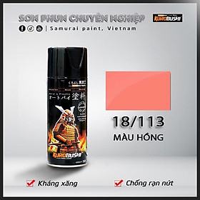 Sơn xịt Samurai Kurobushi - MÀU HỒNG 113 (400ml)