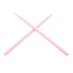 Pair of 5A Drumsticks Nylon Stick for Drum Set Lightweight Professional Pink