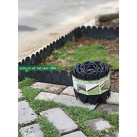 Mua HÀNG RÀO NHỰA CAO 15CM  DÀI 3 MET - ĐEN