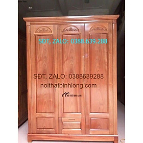 Mua Tủ để đồ gỗ xoan đào 3 cánh