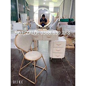 Mua bàn phấn chân sắt đèn led cảm ứng