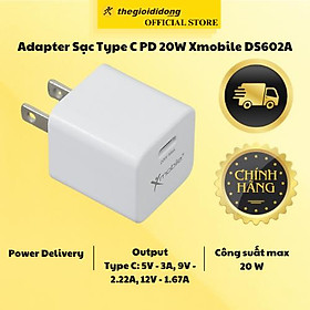 Mua Adapter Sạc Type C PD 20W Xmobile DS602A - Hàng Chính Hãng